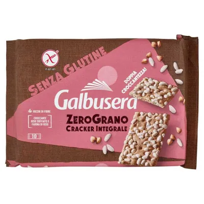 Galbusera Zerograno whole grain crackers, 360 g