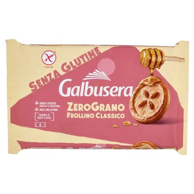 Galbusera Zerograno honey shortbread cookies, 220 g