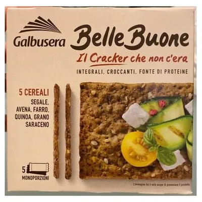 Galbusera крекеры BelleBuone из 5 злаков, 200 г