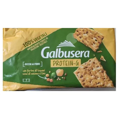 Galbusera крекеры Protein G с бобовыми и семенами, 280 г