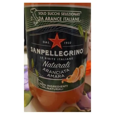 Sanpellegrino Aranciata Amara горький апельсиновый напиток, 1,2 л