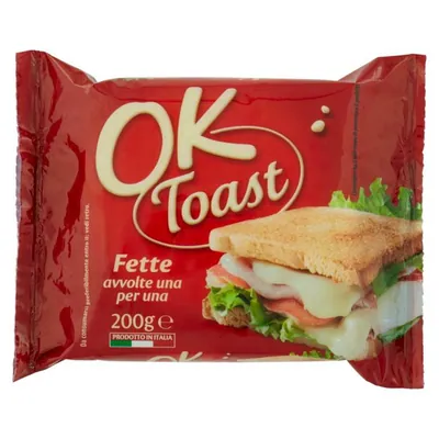 Ok Toast Плавленый сыр Fettine, 200 г