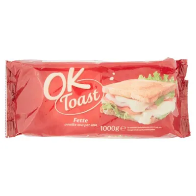 Ok Toast Плавленый сыр Fettine, 1 кг