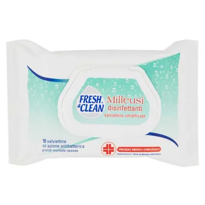 Fresh & Clean Универсальные дезинфицирующие салфетки, 12 шт