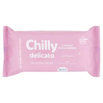 Chilly delicate wet wipes, 12 pcs