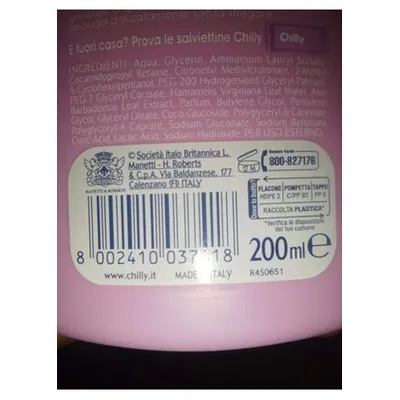 Chilly Delicato gentle intimate cleanser, 200 ml