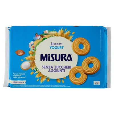 Misura Dolcesenza yogurt biscuits, 400 g