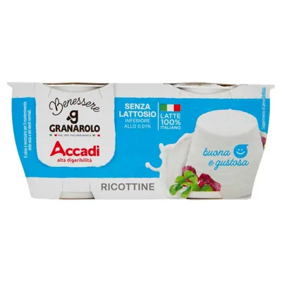Granarolo рикотта Accadi', 2 × 100 г
