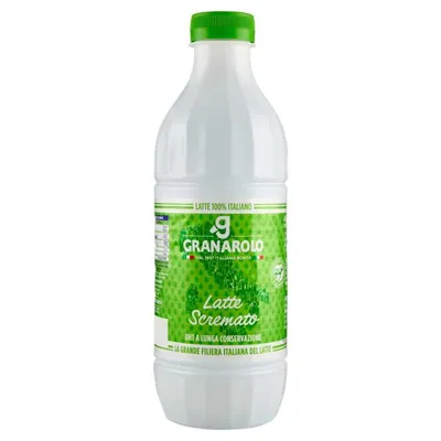 Granarolo Молоко высокое качество обезжиренное в бутылке, 1 л