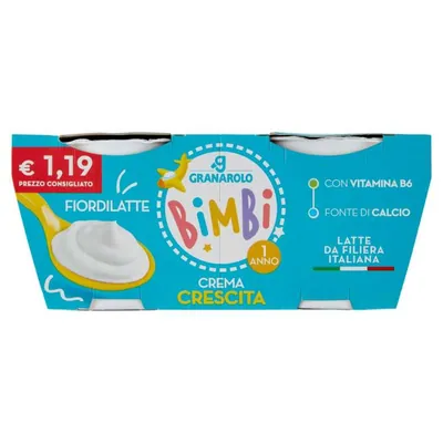 Granarolo Crema Crescita milk cream, 2 × 100 ml