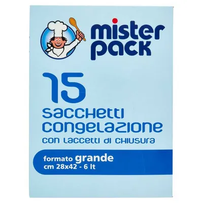 Mister Pack Пакеты для заморозки, 15 шт.