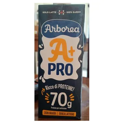 Arborea ультрапастеризованное протеиновое обезжиренное молоко без лактозы A-Pro, 1 л