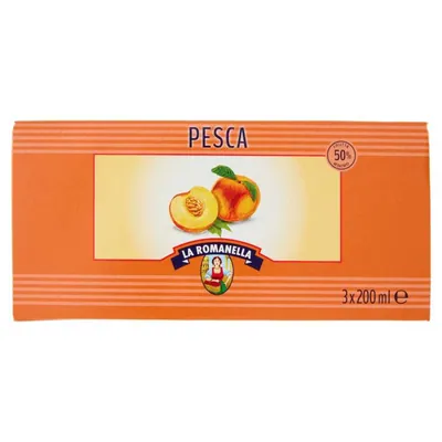 La Doria Nettare Pesca персиковый нектар, 3 × 0,2 л