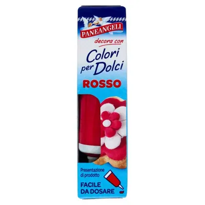 Paneangeli red food coloring, 10 g