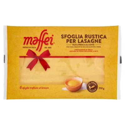 Maffei Rustica lasagna sheets, 250 g