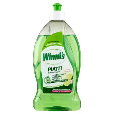 Winni's Концентрированное средство для мытья посуды Лайм и яблоко, 480 мл
