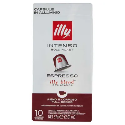 Illy Кофе в капсулах Espresso Intenso совместимые с Nespresso, 57 г, 10 шт