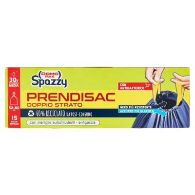 Domopak Prendi мешки для мусора, 30 л, 15 шт