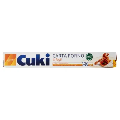Cuki Бумага для выпечки, 9,5 м, 25 листов