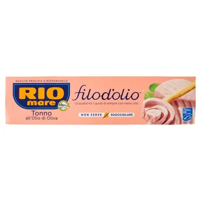 Rio Mare filod'olio тунец в оливковом масле, 4 × 65 г