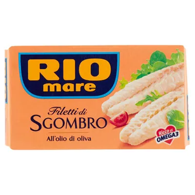 Rio Mare атлантическая скумбрия в оливковом масле, 125 г