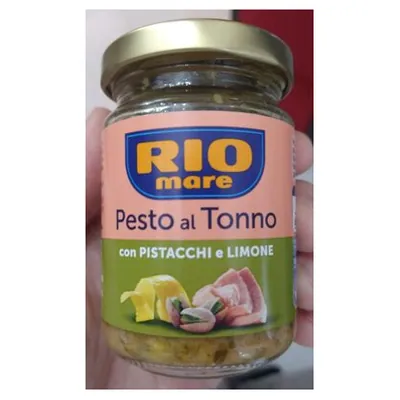 Rio Mare песто с тунцом, фисташками и лимоном, 130 г