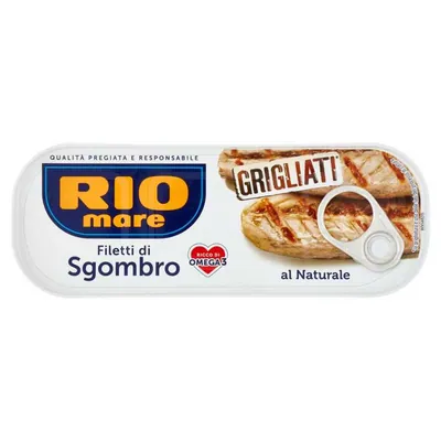 Rio Mare Филе скумбрии на гриле в собственном соку, 120 г