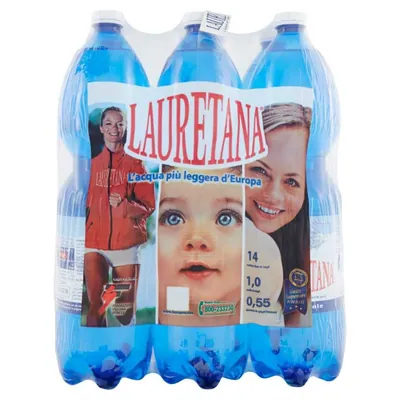 Lauretana Acqua Naturale Pet негазированная питьевая вода ПЭТ, 1,5 л