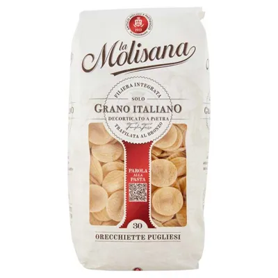 La Molisana Orecchiette Pugliesi n. 30 pasta, 500 g