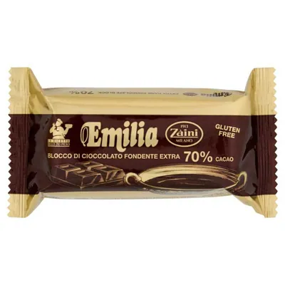 Zàini Emilia extra dark chocolate 70% cocoa, 200 g