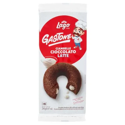 Gastone Lago бублик с шоколадом и сливками, 240 г