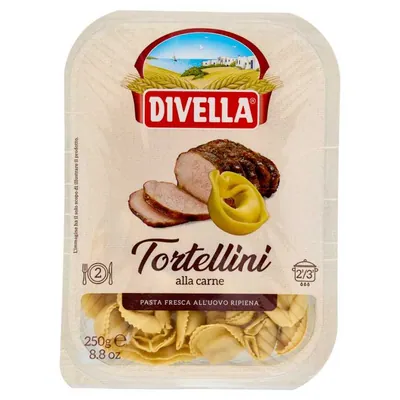 Divella Тортеллини с мясом, 250 г