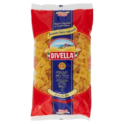 Divella Farfalle Tipici Regionali n.85, 500 г