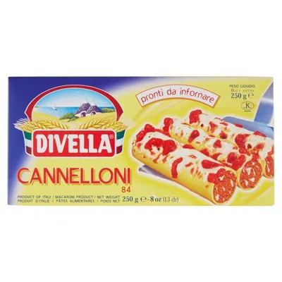 Divella Каннеллони n.84, 250 г
