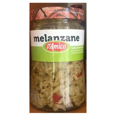 D'Amico полоски баклажанов в масле, 700 г