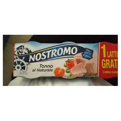 Nostromo tuna in spring water, 3x70 g