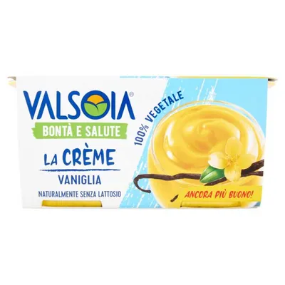 Valsoia Bontà e Salute La Creme' vanilla, 2 × 115 g
