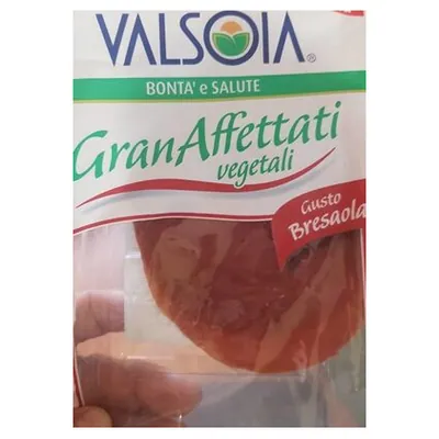 Valsoia plant-based bresaola flavored sliced alternative, 90 g