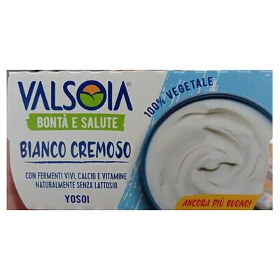 Valsoia Yosoi creamy natural soy yogurt, 2 pcs, 125 g