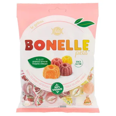 Bonelle Le Bonelle Petit assorted fruit jelly candies mini, 120 g