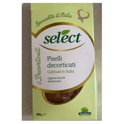 Select split green peas, 400 g