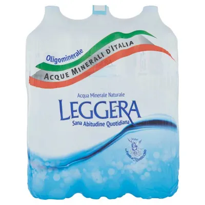 LEGGERA Acqua Naturale негазированная питьевая вода, 2 л