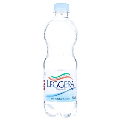 LEGGERA Acqua Naturale негазированная питьевая вода, 0,5 л