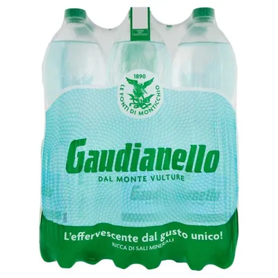 Gaudianello naturally sparkling mineral water, 1.5 l