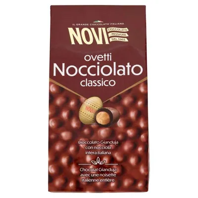 Novi Молочные шоколадные яйца с орехами Nocciolato, 160 г