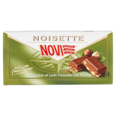 Novi Молочный шоколад с цельным фундуком Noisette, 100 г