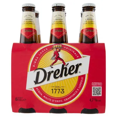 Dreher beer, 6 × 0.33 l