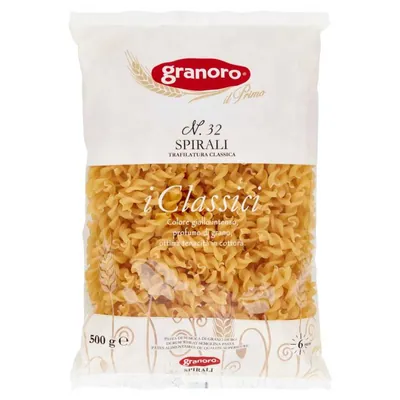 Granoro Макароны Spirali n. 32, 500 г