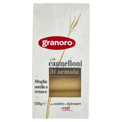 Granoro Каннеллони из твердых сортов пшеницы, 250 г