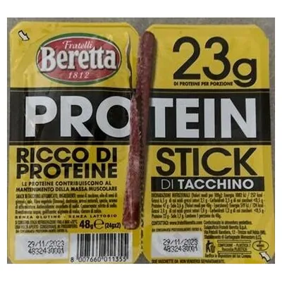 Beretta turkey protein snack Protein Stick, 48 g